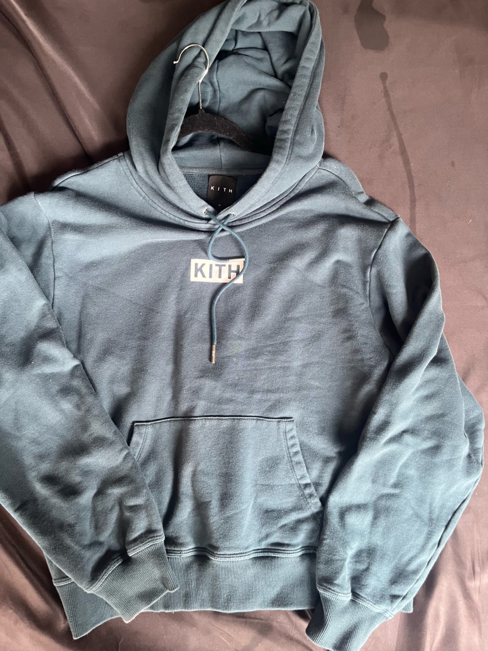 Kith Pullover Hoodie in Slate Blue-Grey